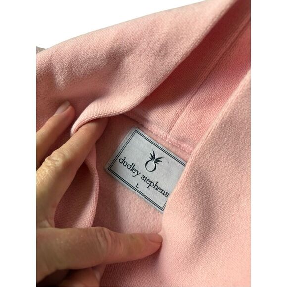 Dudley Stephens Fleece Light Pink Funnel Neck Top Pullover size L - Picture 4 of 10